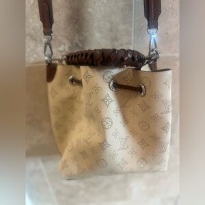 Inspired leather purse tan/brown